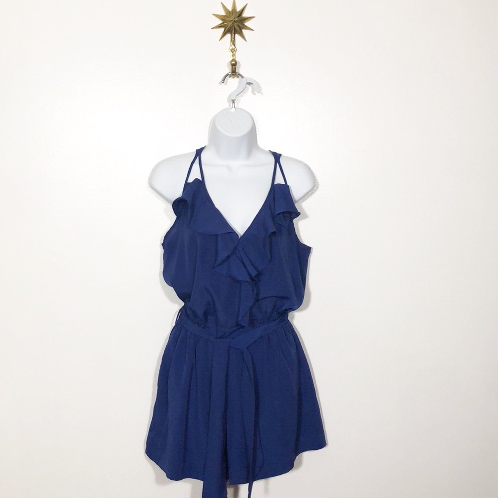 TELA/Urban Outfitters cobalt blue romper
